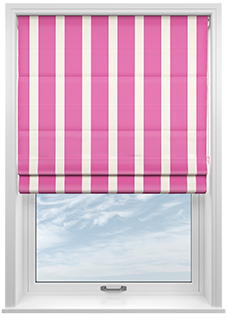 The British Stripe Co. Henry, Notting Hill No.1 - Twist&Fit Roman Blind